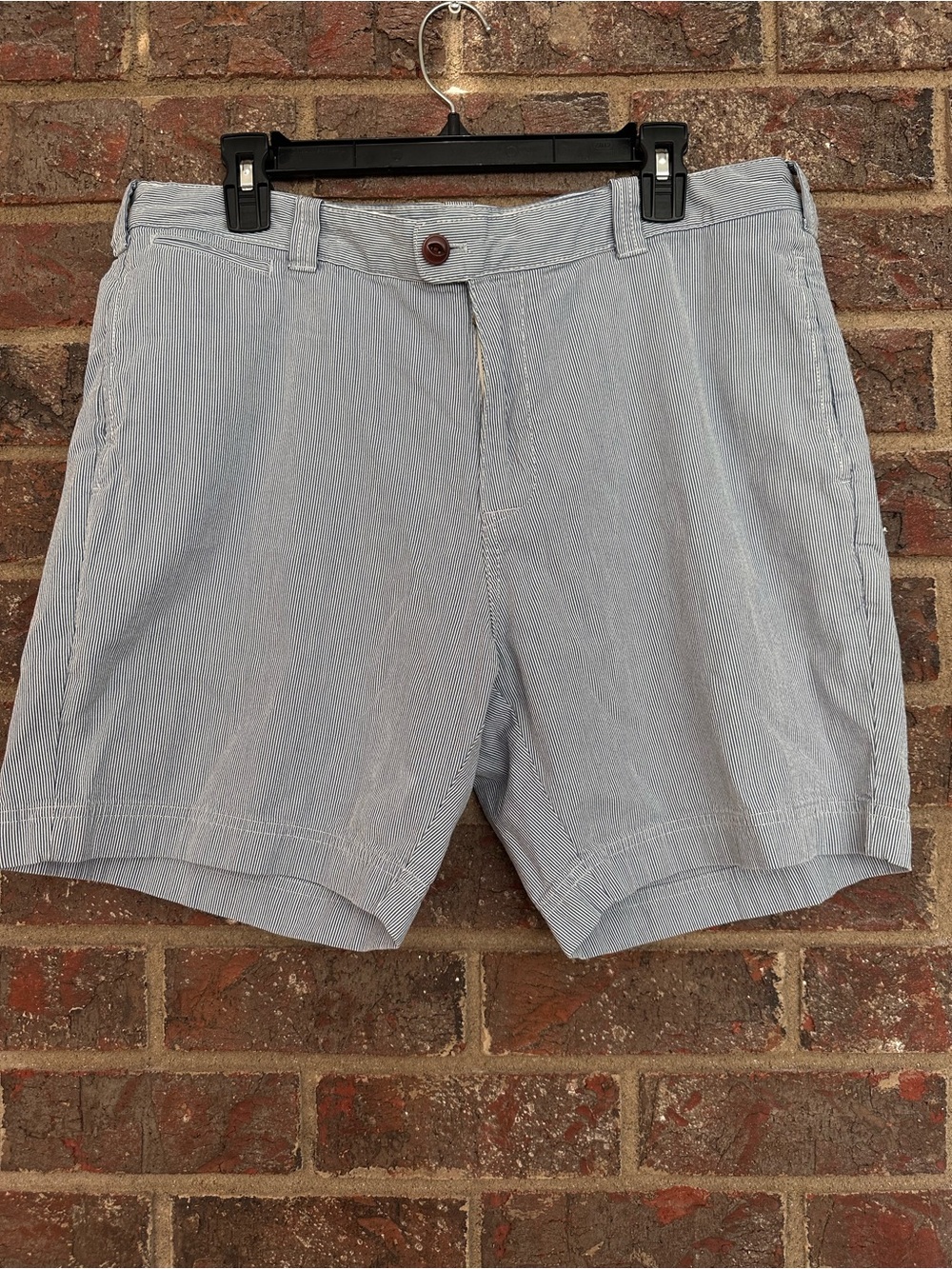 Brooks Brothers Red Fleece Seersucker Striped Shorts W36